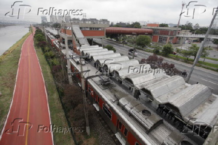 Vista da estação Cidade Universitária