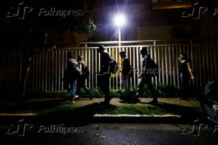 Alunos do Senac caminham juntos até estação Jurubatuba da CPTM