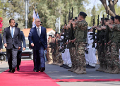 Greek President Constantine Tassoulas visits Nicosia