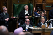 Prime Minister's Questions at the House of Commons in London