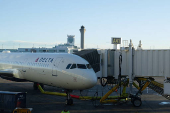 Air Traffic Control Tower is seen at Denver International Airport
