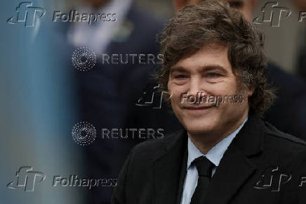 Argentina's President Milei attends the traditional Te Deum to mark the anniversary of the May Revolution, in Buenos Aires