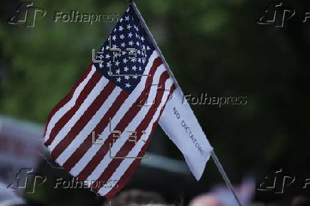 Rally in support of international students at Harvard University