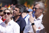 Manifestación del PP contra Sánchez bajo el lema 'Democracia o mafia'