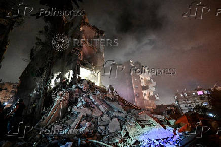 Missiles attack from Iran to Israel