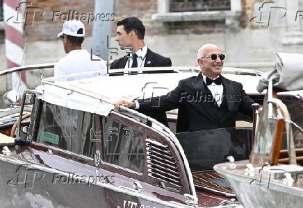 Jeff Bezos and Lauren Sanchez wedding party in Venice