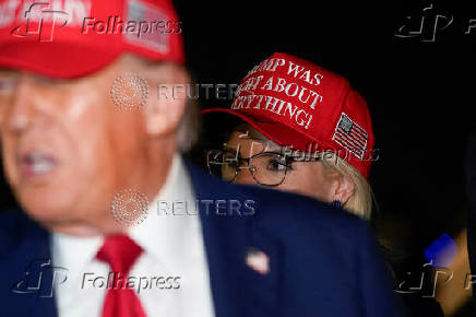U.S. President Donald Trump's arrival at Joint Base Andrews following a visit to Iowa