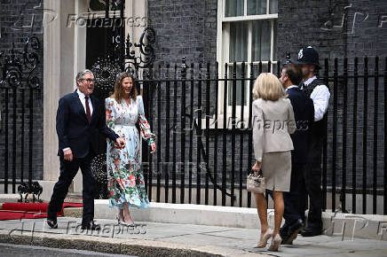 French President Macron visits Britain