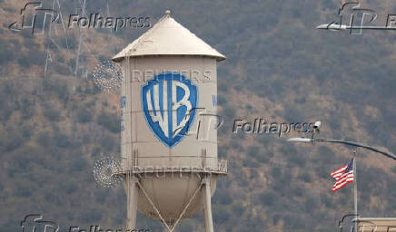 FILE PHOTO: The iconic Warner Bros. Water Tower is pictured at Warner Bros. Studios lot in Burbank