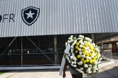 Velório do ex-goleiro Manga, do Botafogo