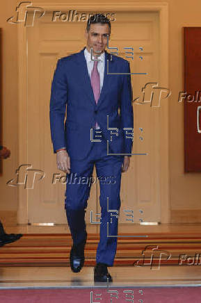 El presidente del Gobierno, Pedro Sánchez, recibe al presidente de Chipre, Nikos Christodoulides.