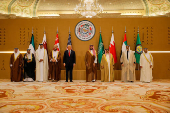 U.S. President Trump attends a GCC summit, in Riyadh