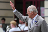 Britain's King Charles and Queen Camilla visit Bradford