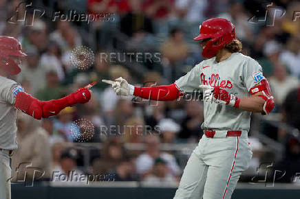 MLB: Philadelphia Phillies at Athletics