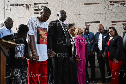 Family members of George Floyd mark the 5th anniversary of his death, in Pearland, Texas
