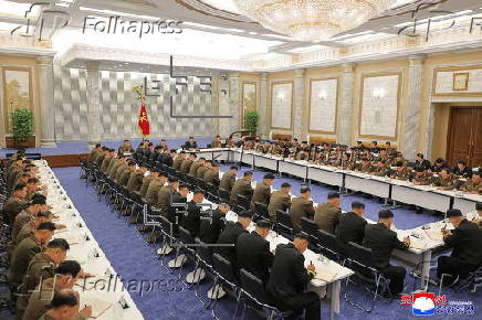 North Korea holds 8th Central Military Commission of the Workers' Party of Korea meeting