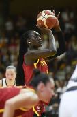 España-Italia. Amistoso femenino de preparación para el Eurobasket, en Inca (Mallorca).