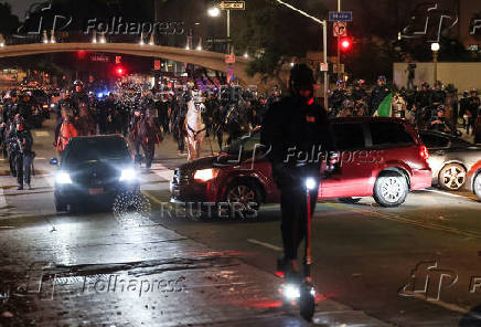 Protests against federal immigration sweeps continue, in Los Angeles