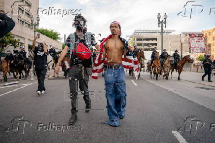 'No Kings' protest in Los Angeles