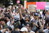 Protest against gentrification in Mexico City