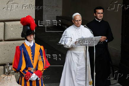 Pope Leo XIV leads Angelus prayer at Castel Gandolfo