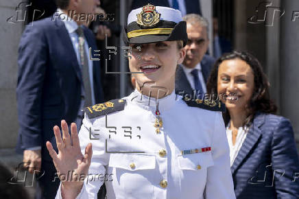 Leonor recibe el título de Hija Adoptiva de Marín (Pontevedra)