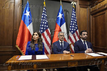 U.S. Homeland Security Secretary Kristi Noem visits Chile