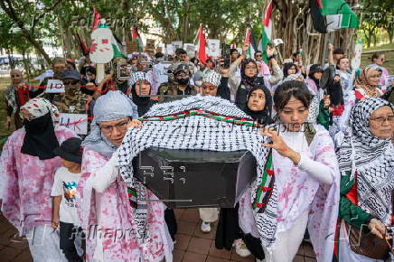 'March for Gaza' rally in Kuala Lumpur calls for end to starvation tactics in Gaza