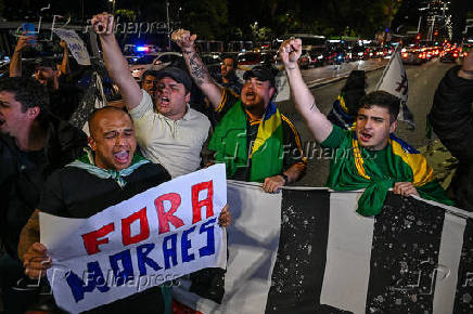 Bolsonaristas fazem protesto na Av. Paulista - SP