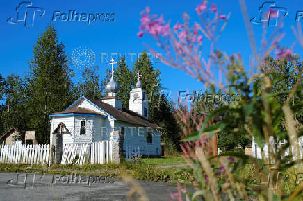 Russian Orthodox church is seen in Anchorage