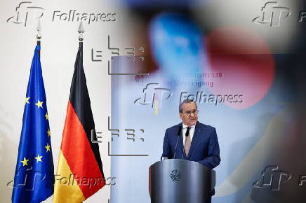 German cabinet meets at Defense Ministry in Berlin