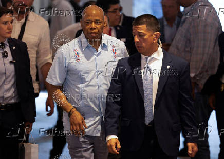 NY Mayor Adams visits Santo Domingo