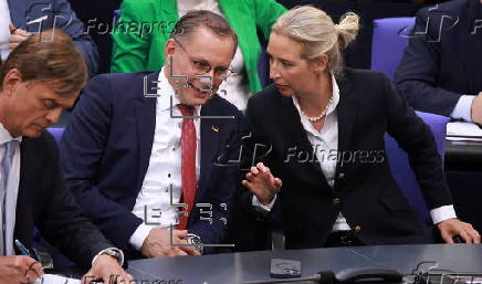 Election of German Chancellor and swearing-in of the cabinet at Bundestag in Berlin