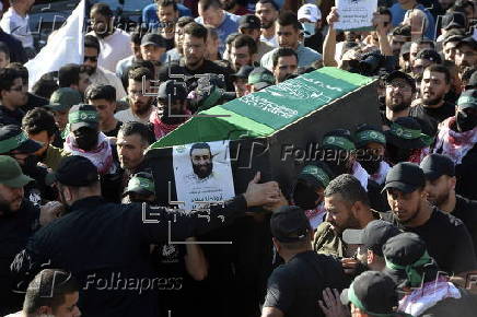 Funeral of senior Hamas member killed in Sidon