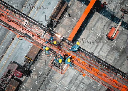 New International Land-Sea Trade Corridor Dry Port, in Chongqing