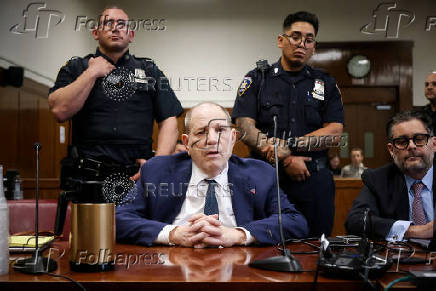 Harvey Weinstein, former co-chairman of the Weinstein Co., appears at Manhattan criminal court in New York