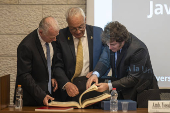 El presidente argentino, Javier Milei, visita Israel