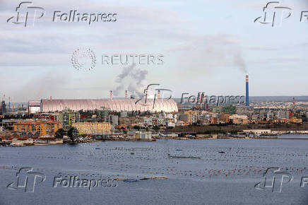 FILE PHOTO: The Ilva steel plant is seen in Taranto