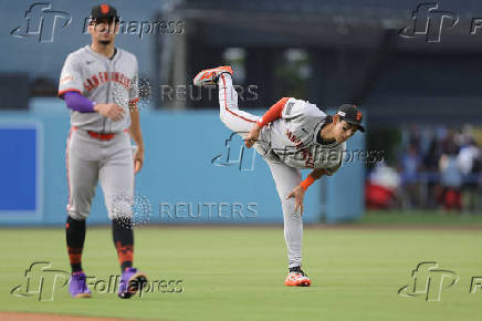 MLB: San Francisco Giants at Los Angeles Dodgers