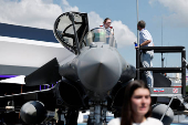 55th Paris Air Show at Le Bourget Airport near Paris