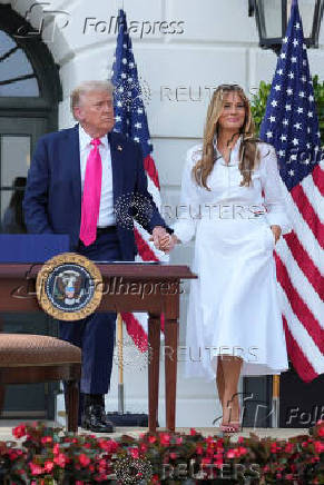 U.S. President Trump at the White House in Washington