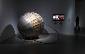 A view of art installation Mon Boulet by Cambodian artist Svay Sareth at the Singapore Art Museum in Singapore