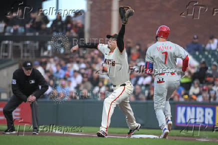 MLB: Philadelphia Phillies at San Francisco Giants