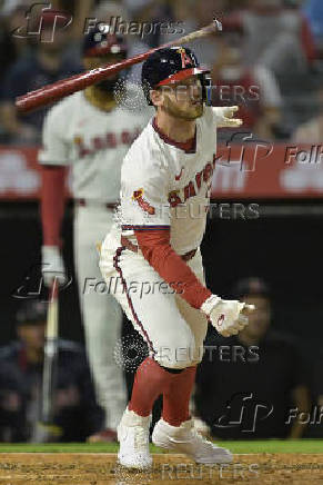 MLB: Texas Rangers at Los Angeles Angels