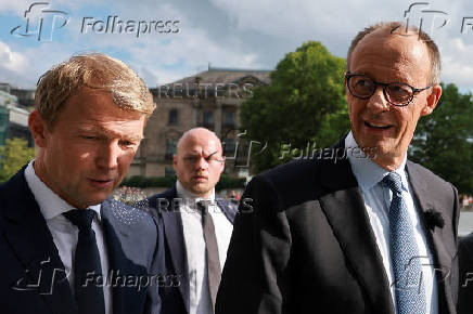 German Chancellor Merz attends ARD summer interview, in Berlin
