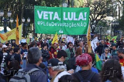 Ato contra a PL da Devastação - Curitiba-PR