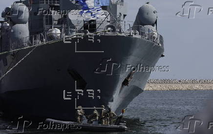 EU Commission President Ursula von der Leyen visits Romanian Military Base at the Black Sea