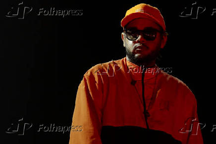 O rapper Emicida durante sua apresentação no Rock in Rio 2019