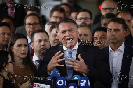 Bolsonaro em pronunciamento após virar réu por trama golpista