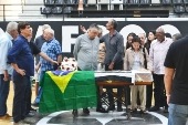 Velório do ex-goleiro Manga, do Botafogo